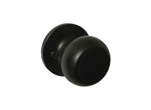 Black Finish Dummy Handle Round Knob - Style 5765NBL