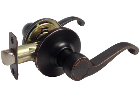 Dark Oil Rubbed Bronze Passage Handle Lever- Style 835DBR