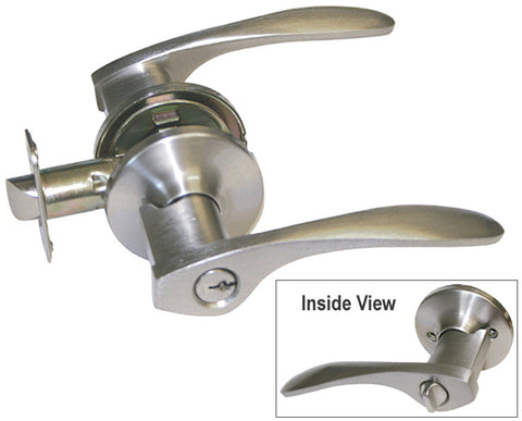 Satin Nickel Entry Handle Lever - Style 836DC