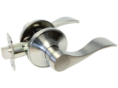 Satin Nickel Passage Handle Lever - Style 838DC