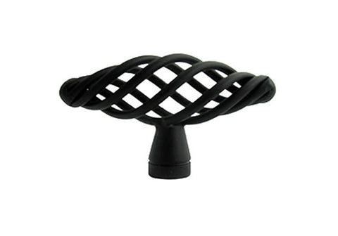 Black Cabinet Drawer 2 3/8" Bird Cage Knob 1338 60MM