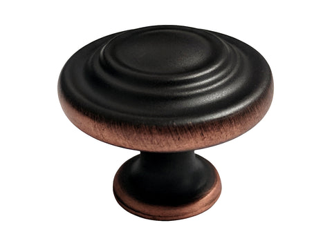 Dark Oil Rubbed Bronze Cabinet Drawer 1-1/4" Ring Knob 5033 32MM