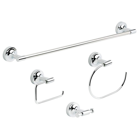 Franklin Brass Voisin 4 Piece Polished Chrome Bathroom Accessory Set VOI64-PC