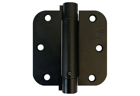 Heavy Duty Oil Rubbed Bronze 3 1/2" Inch Self-Closing Spring Door Hinge with 5/8" Radius Corner US10B