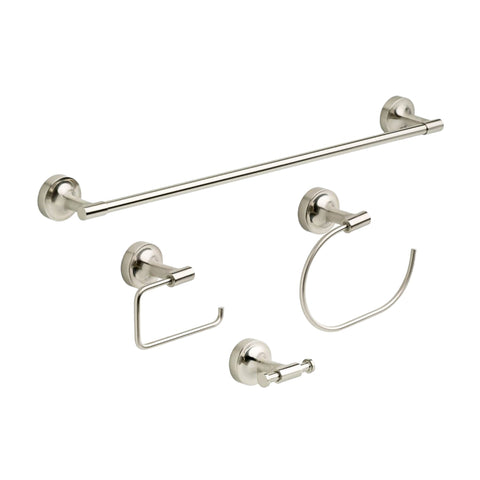 Franklin Brass Voisin 4 Piece Satin Nickel Bathroom Accessory Set VOI64-SN