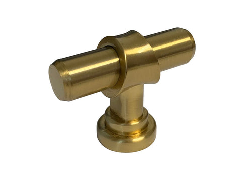 Brushed brass 2" Kitchen Cabinet Hardware  Bar Pull Knob 3335 45MM