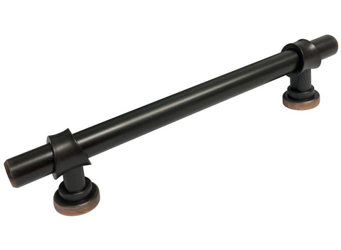 Dark Oil Rubbed Bronze Kitchen Cabinet Drawer 6 5/16" Pull 3335 160MM