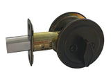 Door handle with lock mechanism on a white background