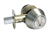 Satin Nickel Double Cylinder Deadbolt Keyed on Both Side