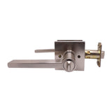 Satin Nickel Finish Modern Entry Door Handle- Style: 80881DC