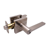Satin Nickel Finish Modern Privacy Door Handle- Style: 80881DC