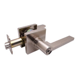 Satin Nickel Finish Modern Entry Door Handle- Style: 80881DC
