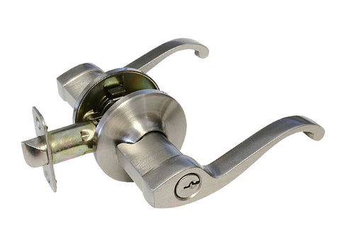 Satin Nickel Entrance Handle Lever - Style 835DC