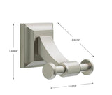 Delta Bellamy Robe Hook Satin nickel