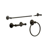 Delta Providence Venetian Bronze 3 Piece Bathroom Accessory Set w/ 18-24" Adjustable Towel Bar