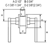 Satin Nickel Square Plate Entrance Handle Lever - Style 8048DC
