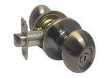 Antique Brass Privacy Oval Knob