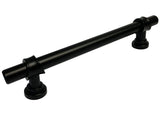 192 MM 7 5/6" Black cabinet handle 
