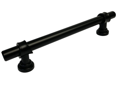 192 MM 7 5/6" Black cabinet handle 