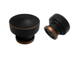 Oil rubbed bronze 1" knobs