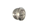 Satin Nickel Privacy Oval Knob Inside