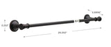 Delta Grp  24" Towel Bar measurment