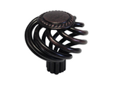 Oil Rubbed Bronze BirdCage Sunflower knob