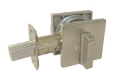 Satin nickel square single deadbolt