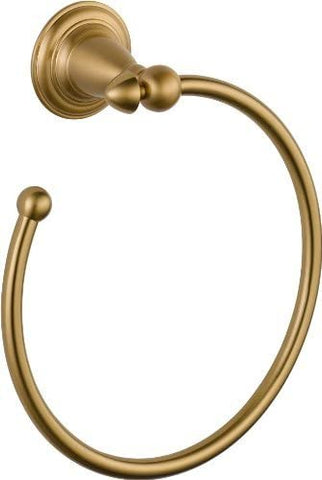 Delta Faucet Bathroom Accessories Champagne Bronze Victorian Hand Towel Ring 75046-CZ