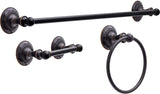 Delta PRI63-OB Pirouette 3 Pieces Bath Hardware Oil Rubbed Bronze with 24" Towel Bar