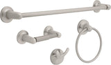 Delta Franklin Brass Astra 4 Piece bath Accessory Set Satin Nickel ATR64-SN