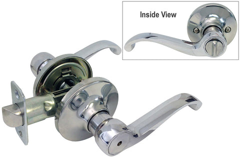 Polished Chrome Privacy Handle Lever - Style 835CR