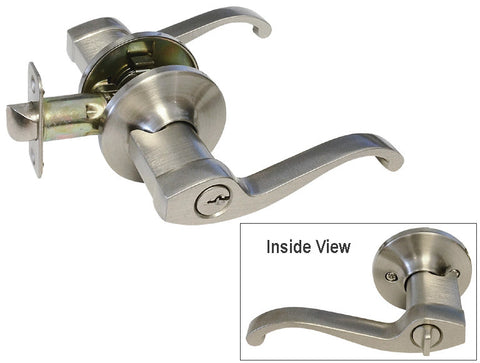 Satin Nickel Entrance Handle Lever - Style 835DC