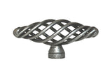 Antique Pewter Cabinet Drawer 3" Bird Cage Knob 1338 76MM
