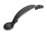Antique Pewter Cabinet Drawer 3" Round Ring Pull 2890 76MM