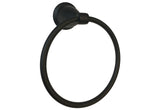 Black Finish Towel Ring - Series BA11-BL