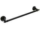 Dark Oil Rubbed Bronze 24" Towel Bar - Series BA61-VBR