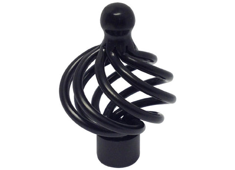 Black Cabinet Drawer 1-3/8" Bird Cage Knob 1317 35MM