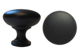 Black Cabinet Drawer 1-3/16" Round Knob 3912 32MM
