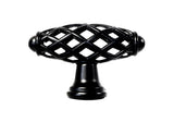 Black Cabinet Drawer 2-1/4" Bird Cage Knob 749 58MM