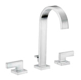 Calle Polished Chrome High Arc Widespread Lavatory Faucet