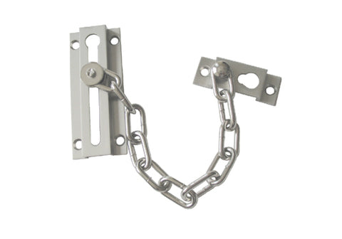 Satin Nickel Security Door Chain
