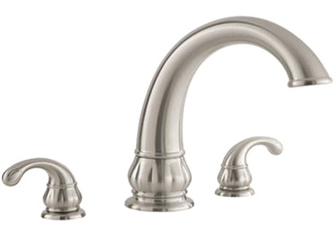 Brushed Nickel Price Pfister Treviso Roman Large High ARC Tub Faucet