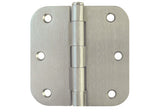 Satin Nickel 3 1/2" Door Hinges 5/8" Radius US15
