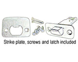 Dark Oil Rubbed Bronze Square Plate Passage Handle Lever - Style 8048DBR