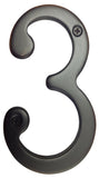 Oil Rubbed Bronze 3" House Number