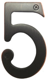 Oil Rubbed Bronze 3" House Number