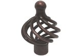 Oil Rubbed Bronze Cabinet Drawer 1-5/8" Bird Cage Knob 1317 40MM