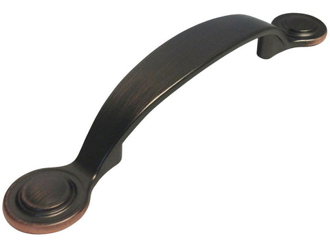 Oil Rubbed Bronze Cabinet Drawer 3 3/4" Round Ring Pull 2889 96MM