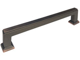Oil Rubbed Bronze Square Bar Cabinet Drawer 5" Pull 5071 128MM